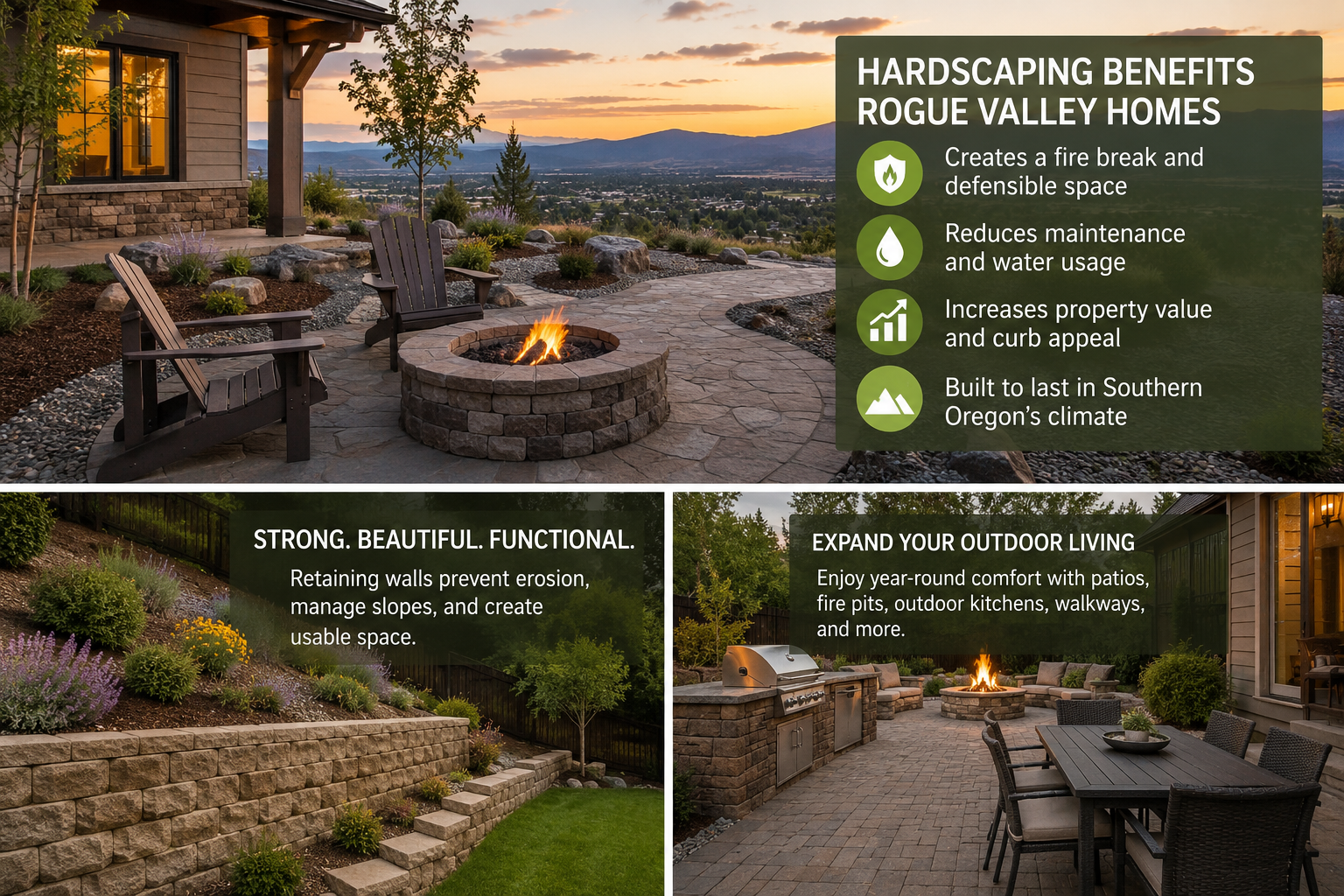 Hardscape Installation in the Rogue Valley, Oregon